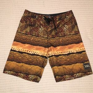 Young & Reckless Men’s Cheetah Print Swim Shorts